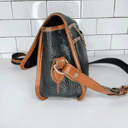 vintage 80s dooney and bourke surrey crossbody bag