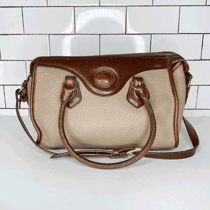 vintage dooney and bourke mini satchel carrier bag