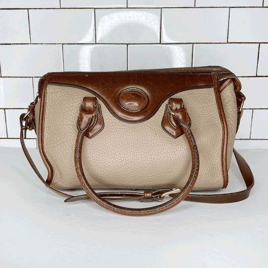 vintage dooney and bourke mini satchel carrier bag