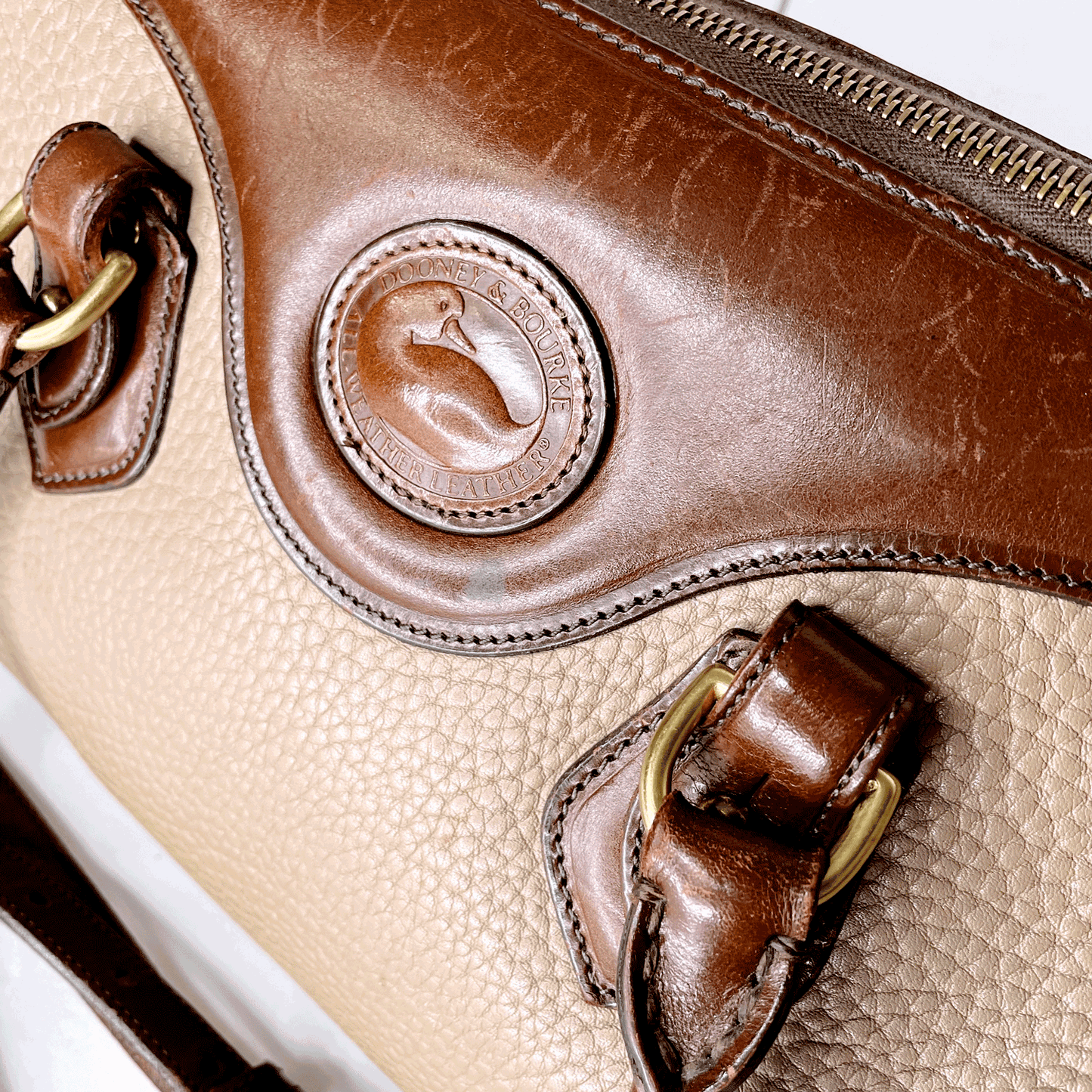 vintage dooney and bourke mini satchel carrier bag