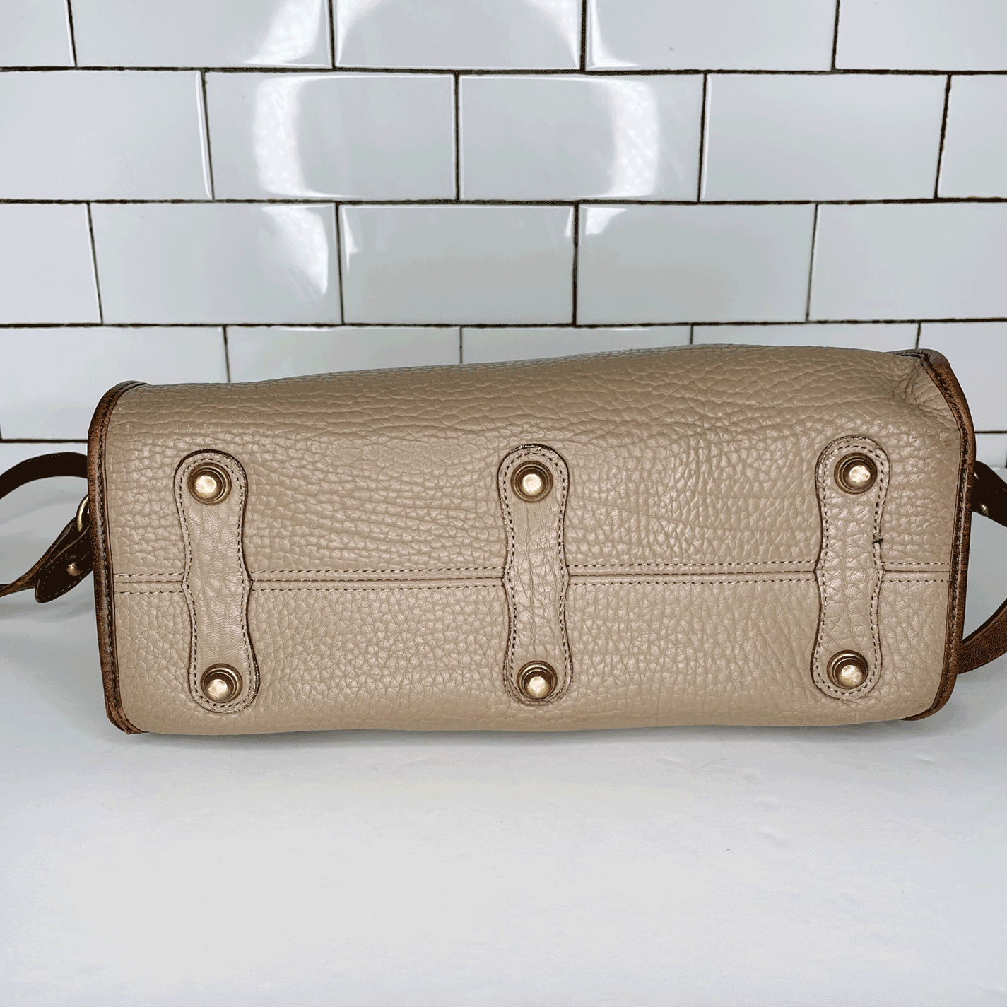 vintage dooney and bourke mini satchel carrier bag