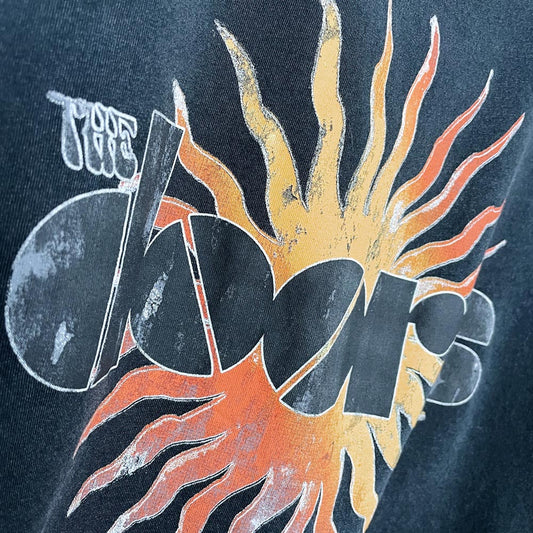 h&m x the doors 2021 sun graphic crop tee