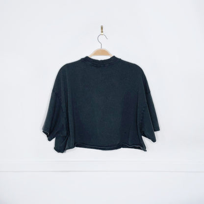 h&m x the doors 2021 sun graphic crop tee