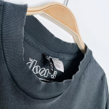 h&m x the doors 2021 sun graphic crop tee