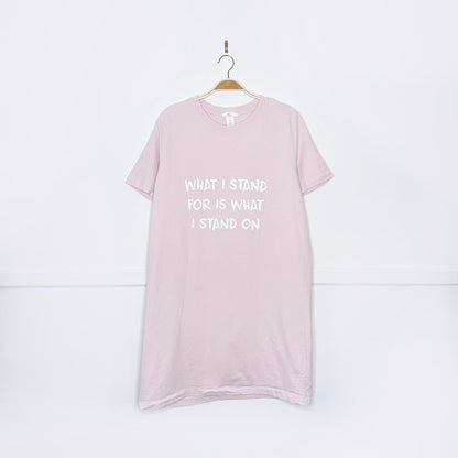 h&m x earth activist t-shirt dress