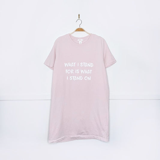 h&m x earth activist t-shirt dress