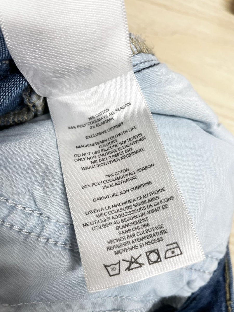 du/er pleated wide leg chambray denim jeans - good market thrift store