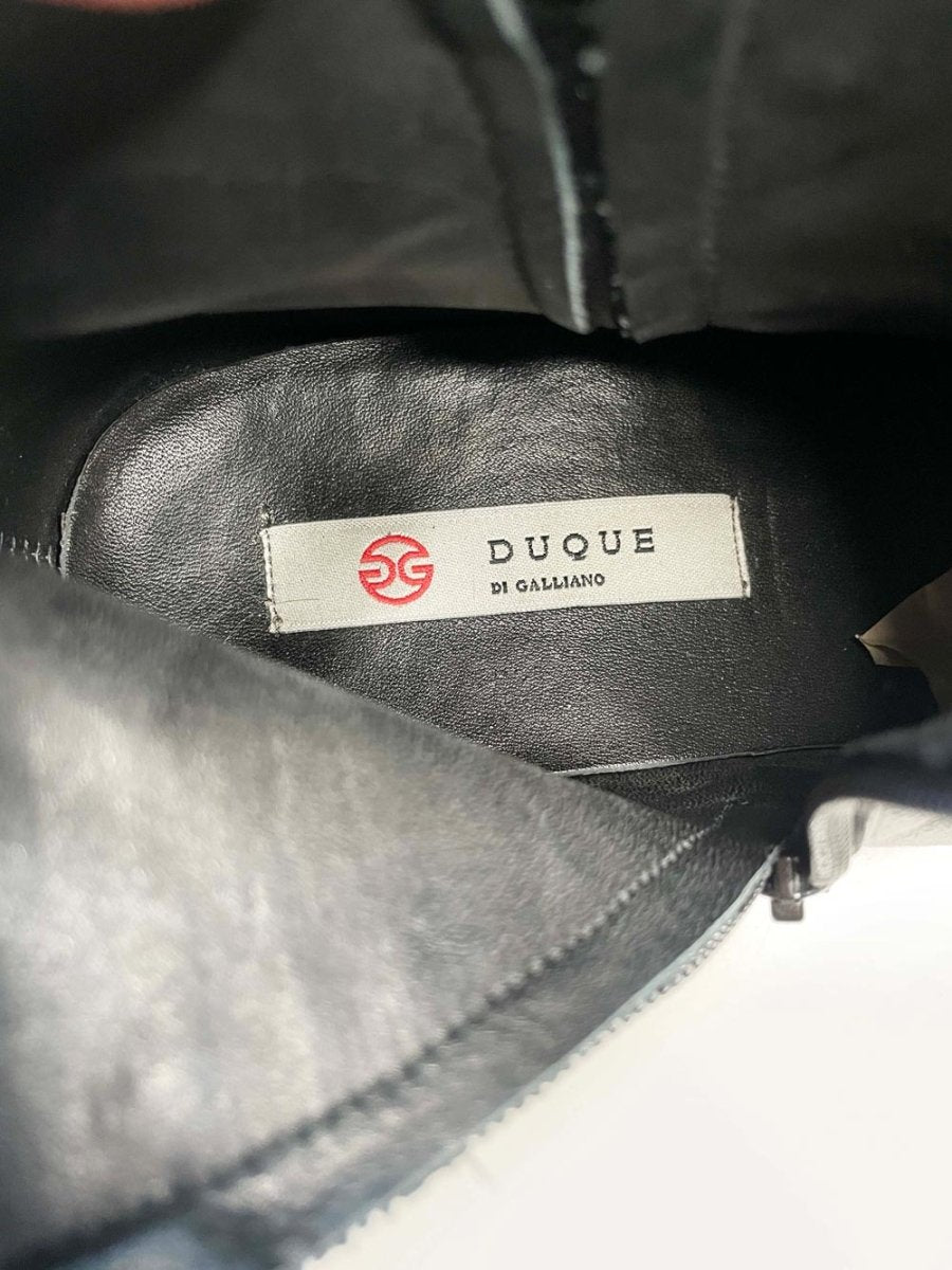 duque di galliano mod. 4013 botin doble cierre soft leather boots | caballero - good market thrift store