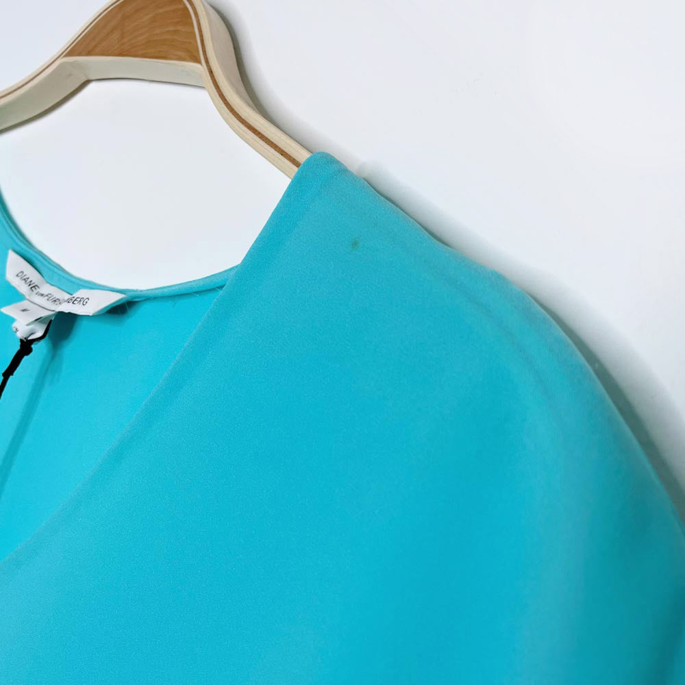 nwt dvf acedia crepe loose fit tee