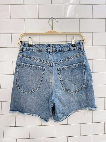 dynamite vintage denim cut off shorts