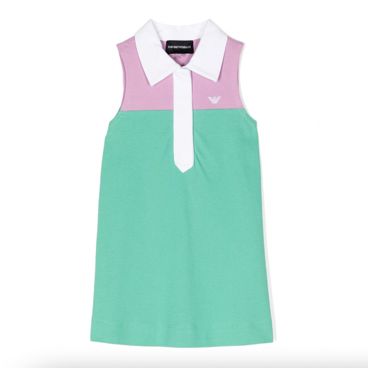 emporio armani pique polo dress - size 6A