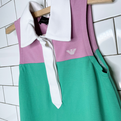 emporio armani pique polo dress - size 6A