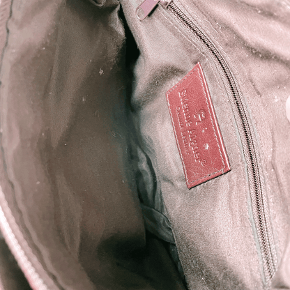 vintage 90s etienne aigner small leather bag