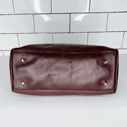 vintage 90s etienne aigner small leather bag