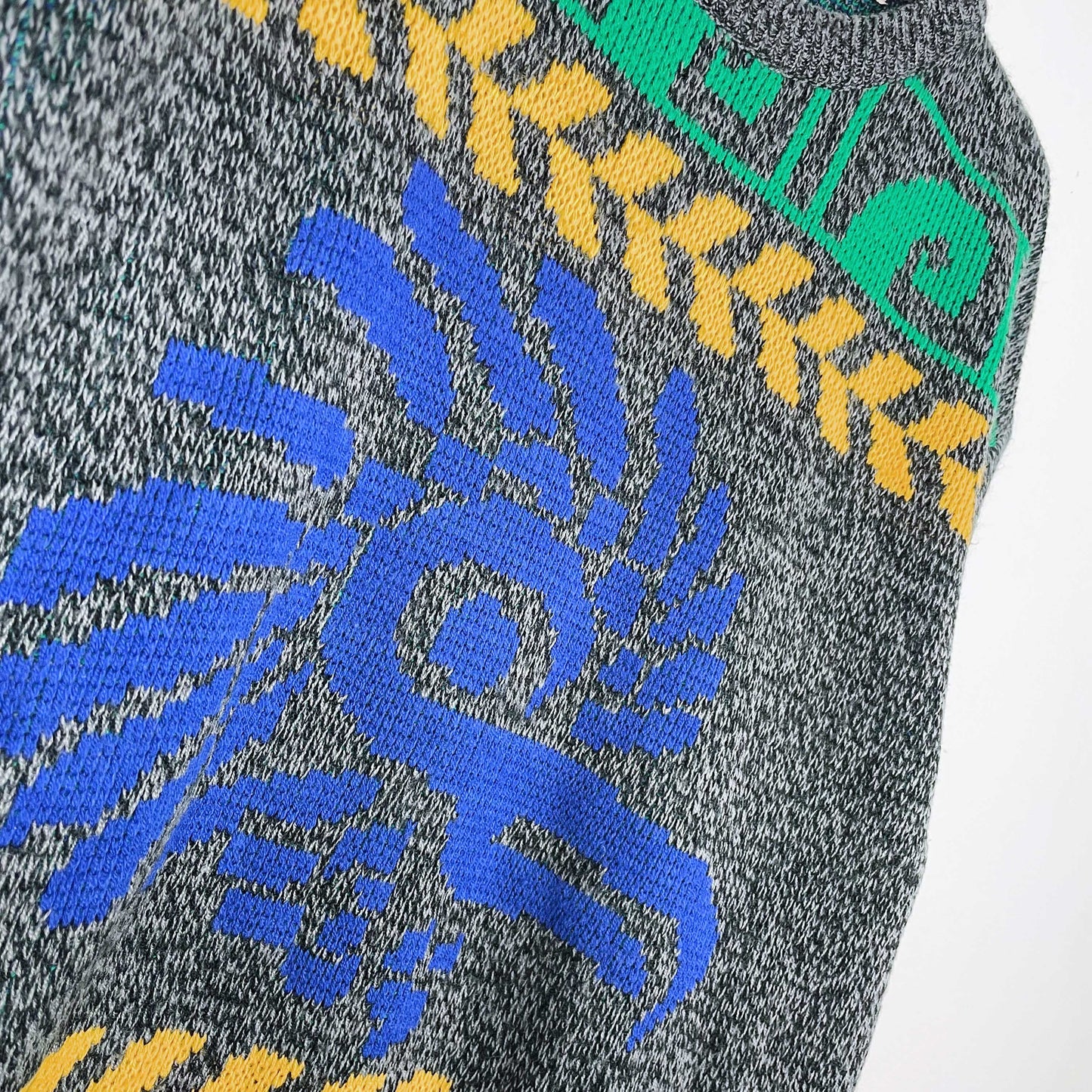 vintage helium eagle knitted crew - size large