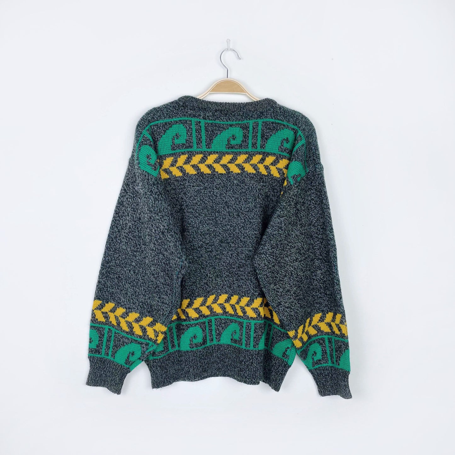 vintage helium eagle knitted crew - size large