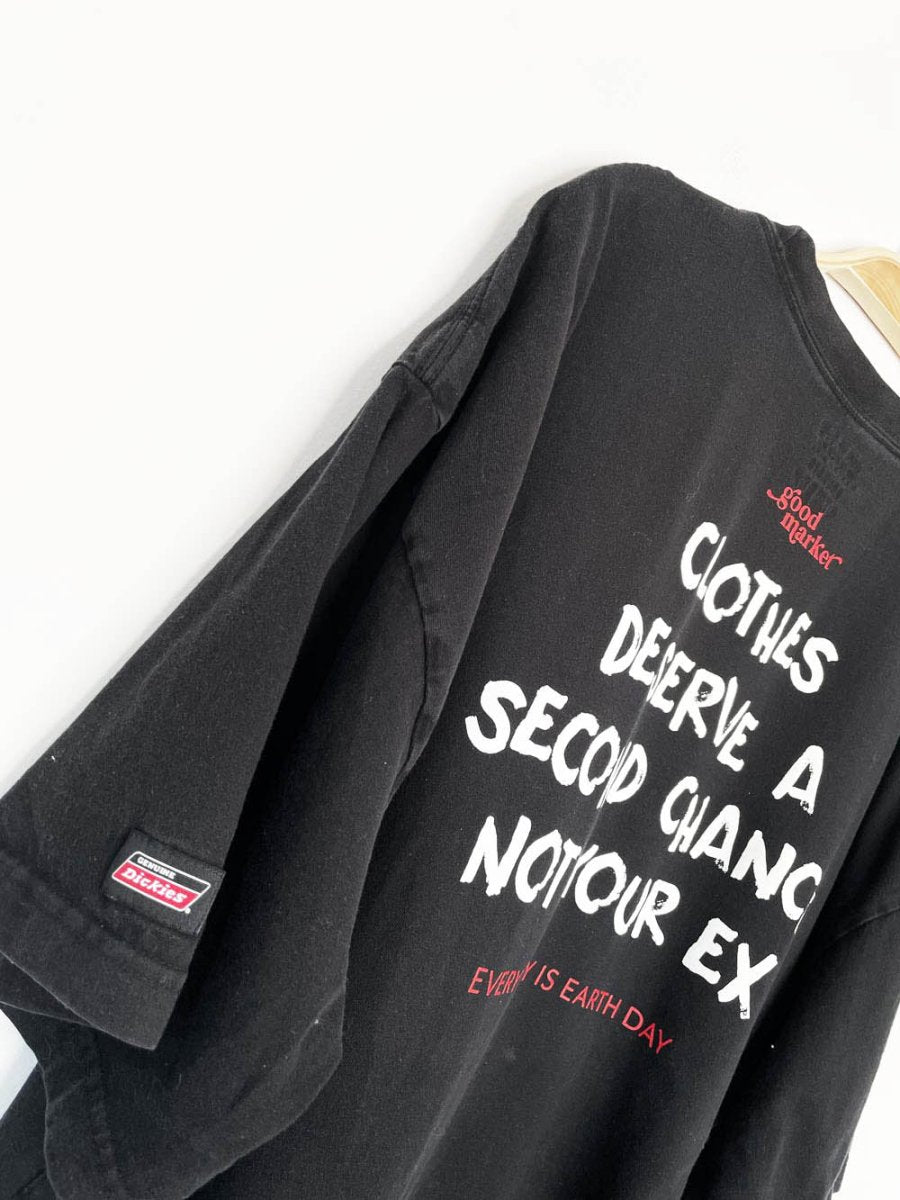 earth day activist x dickies pocket tee | clothes deserve a second chance not your ex - good market thrift store