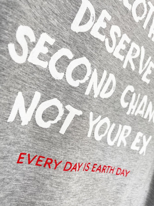 earth day activist x fruit of the loom pocket tee | clothes deserve a second chance not your ex - good market thrift store