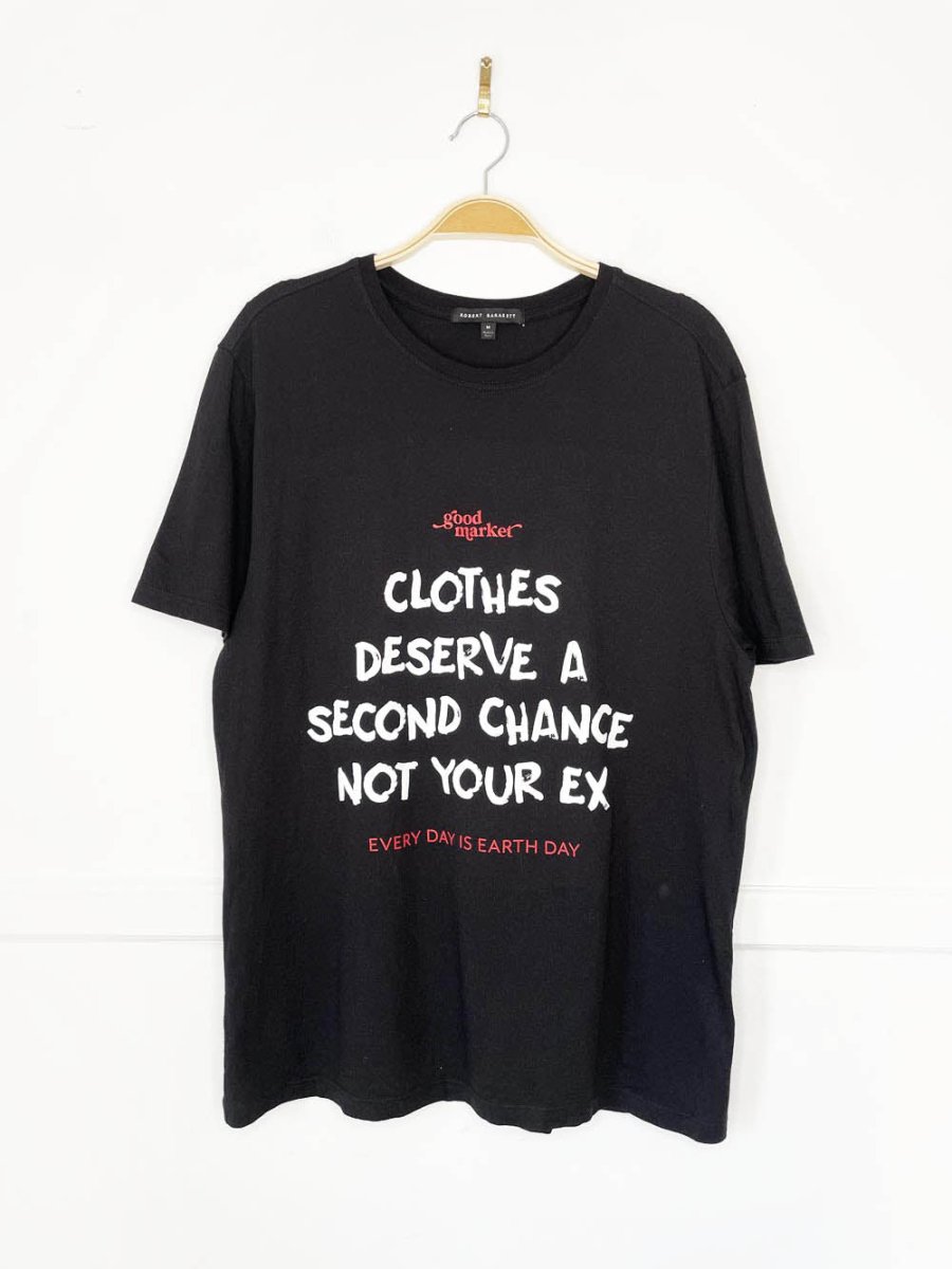 earth day activist x robert barakett tee | clothes deserve a second chance not your ex - good market thrift store