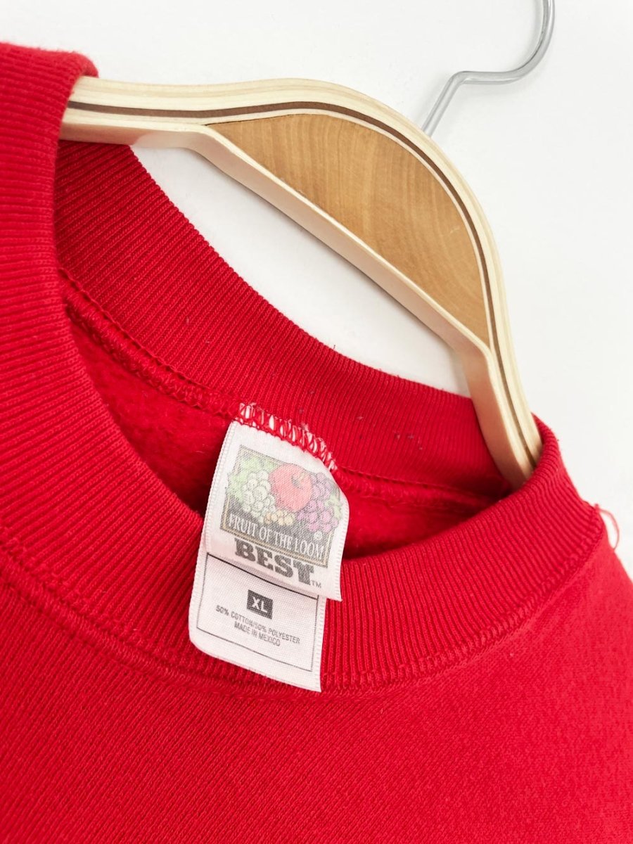 earth day activist x vintage 00s fruit of the loom sweatshirt | clothes deserve a second chance not your ex - good market thrift store