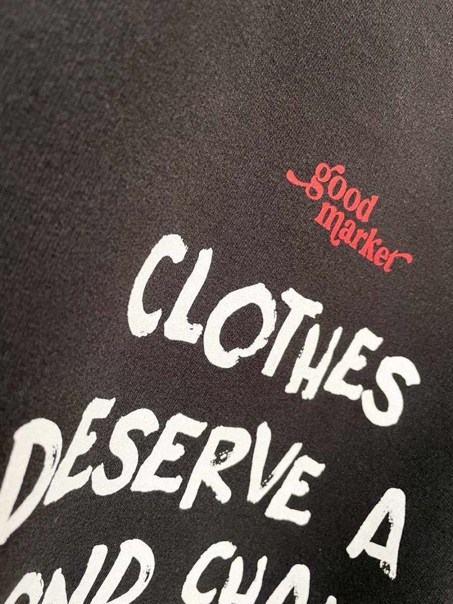 earth day activist x vintage 00s hanes sweatshirt | clothes deserve a second chance not your ex - good market thrift store