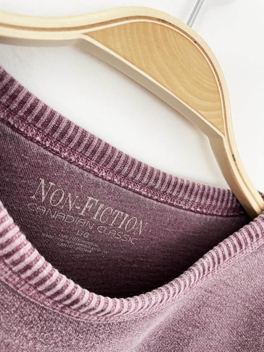 earth day activist x vintage 00s non fiction faded sweatshirt | clothes deserve a second chance not your ex - good market thrift store