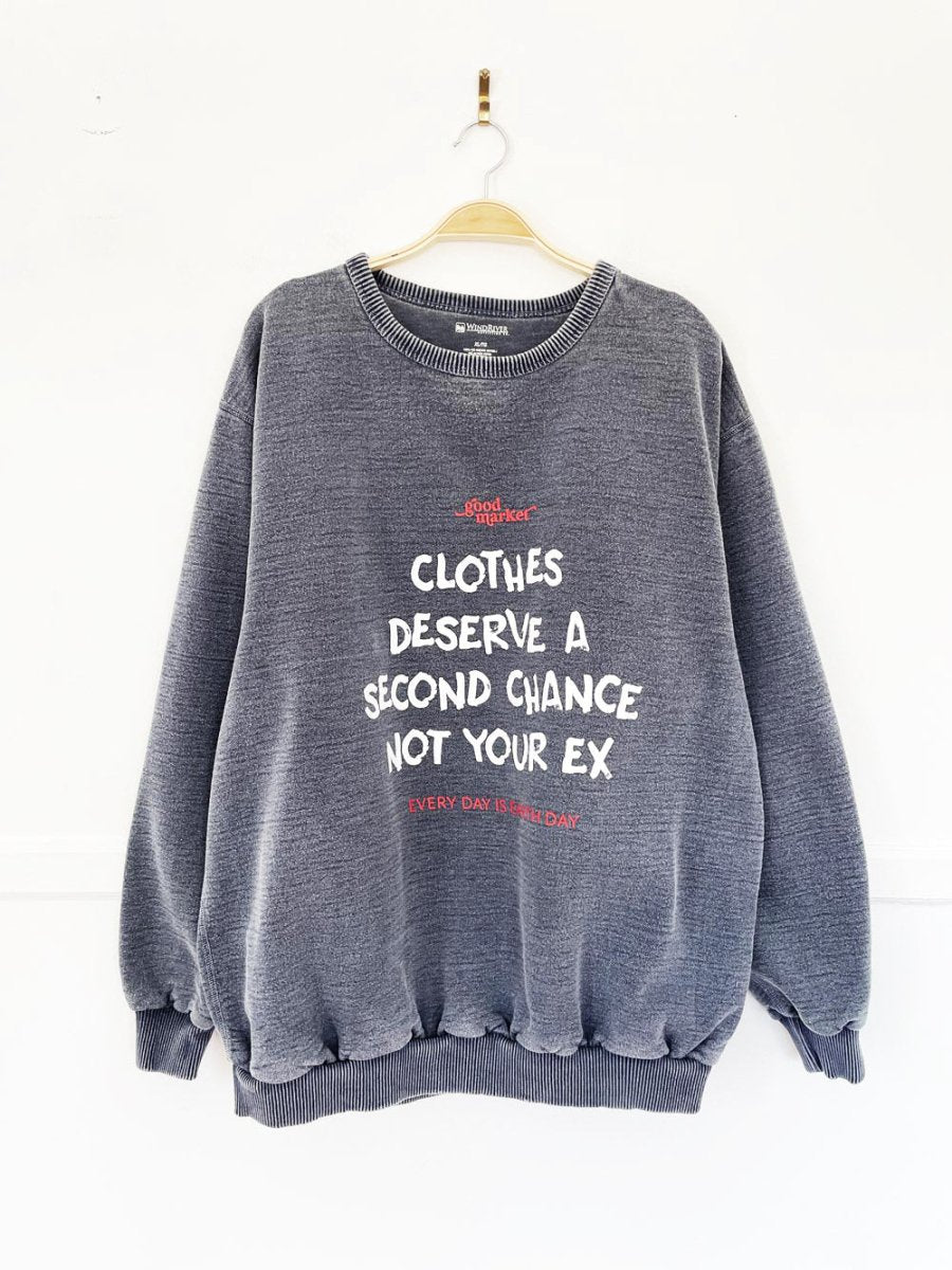earth day activist x vintage 00s windriver earth tone sweatshirt | clothes deserve a second chance not your ex - good market thrift store