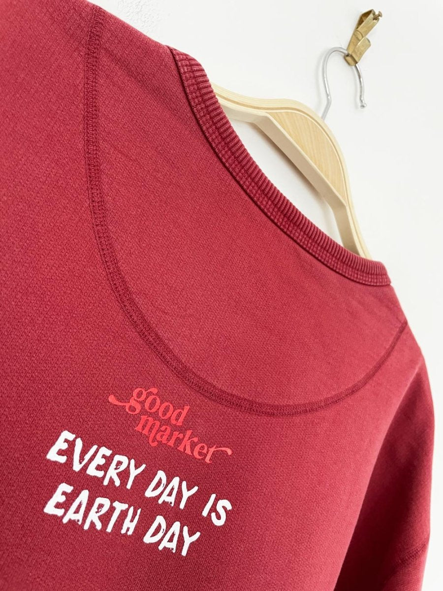 earth day activist x vintage 00s windriver sweatshirt | clothes deserve a second chance not your ex - good market thrift store