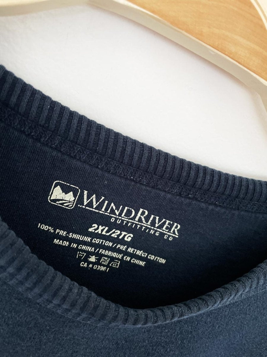 earth day activist x vintage 00s windriver sweatshirt | clothes deserve a second chance not your ex - good market thrift store