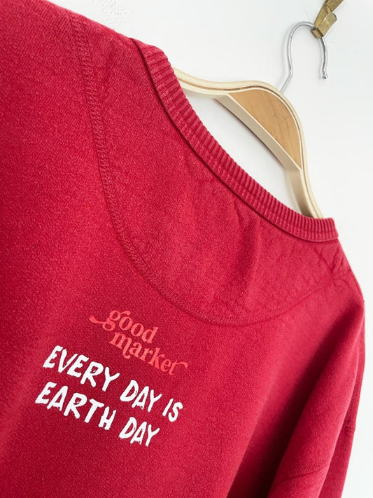 earth day activist x vintage 00s windriver sweatshirt | clothes deserve a second chance not your ex - good market thrift store