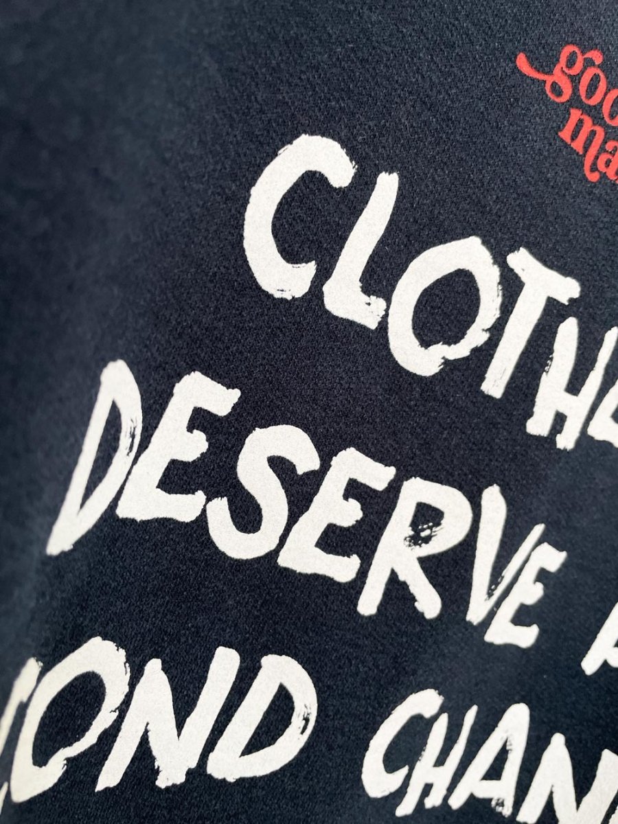 earth day activist x vintage 00s windriver sweatshirt | clothes deserve a second chance not your ex - good market thrift store