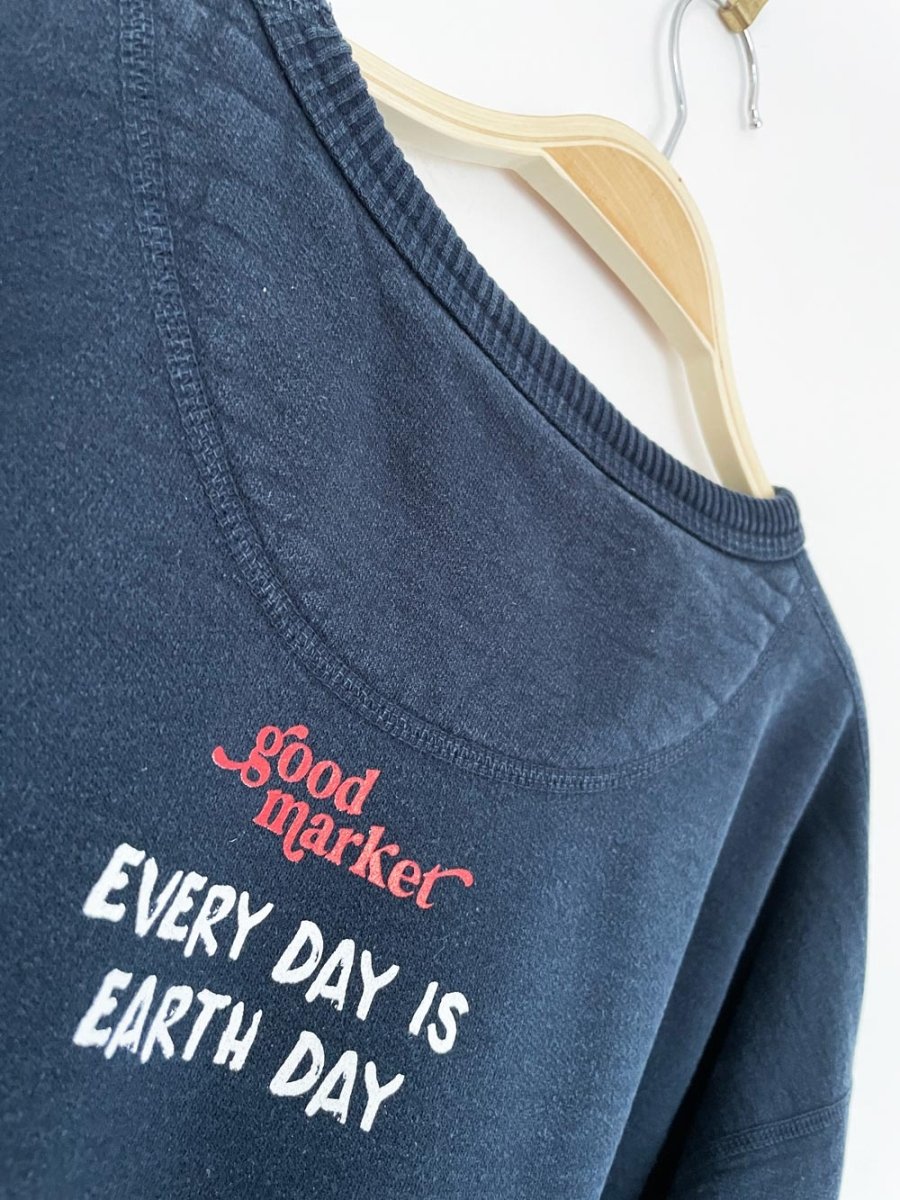 earth day activist x vintage 00s windriver sweatshirt | clothes deserve a second chance not your ex - good market thrift store