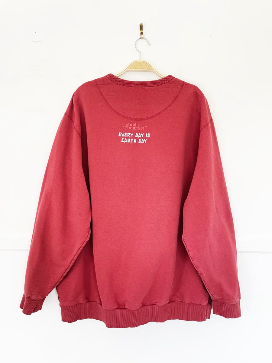 earth day activist x vintage 00s windriver sweatshirt | clothes deserve a second chance not your ex - good market thrift store