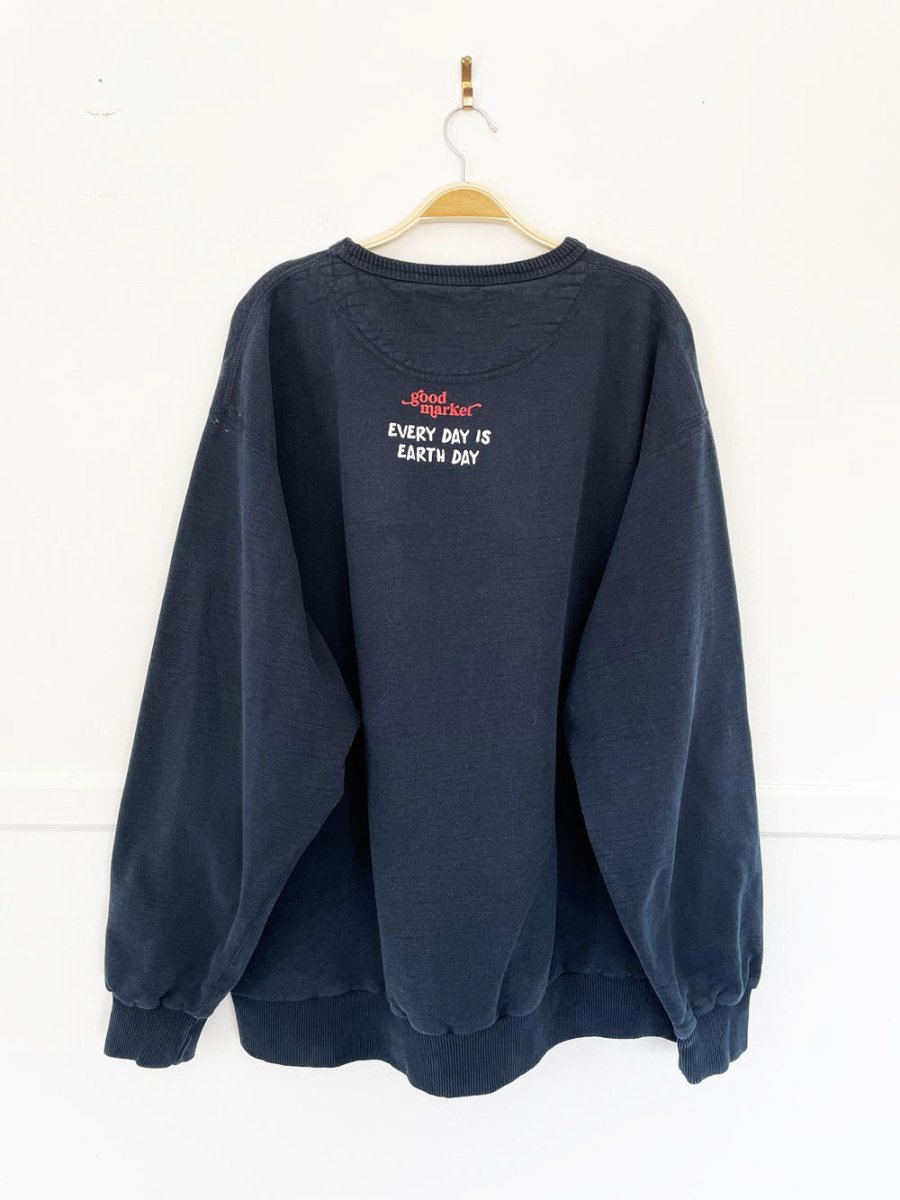 earth day activist x vintage 00s windriver sweatshirt | clothes deserve a second chance not your ex - good market thrift store