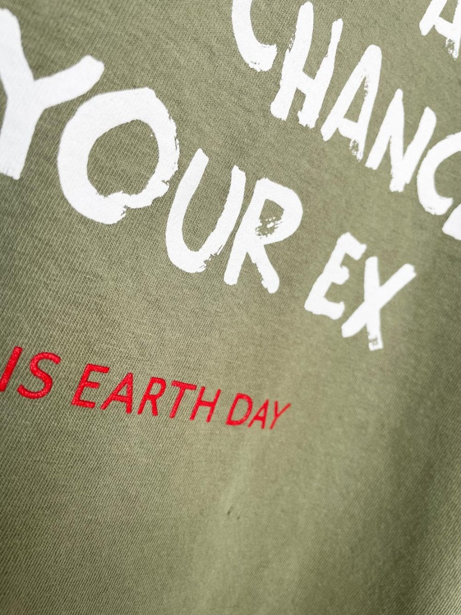 earth day activist x vintage 90s cabin earth tone tee | clothes deserve a second chance not your ex - good market thrift store