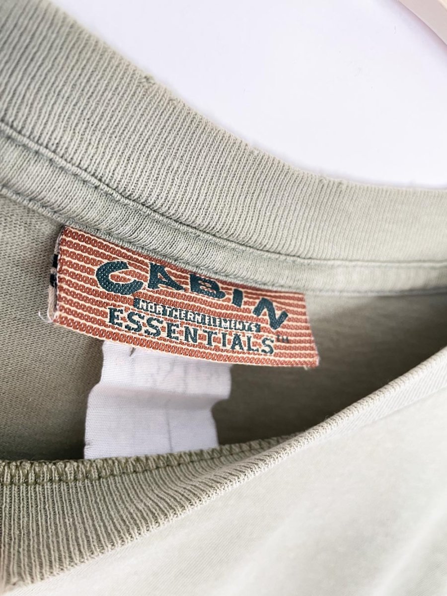earth day activist x vintage 90s cabin earth tone tee | clothes deserve a second chance not your ex - good market thrift store