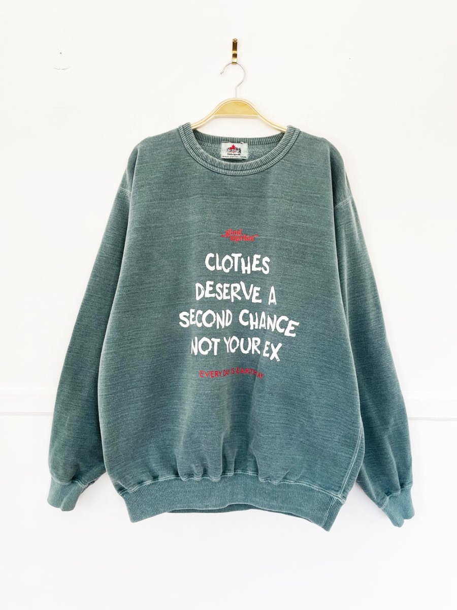 earth day activist x vintage 90s choko earth tone sweatshirt | clothes deserve a second chance not your ex - good market thrift store