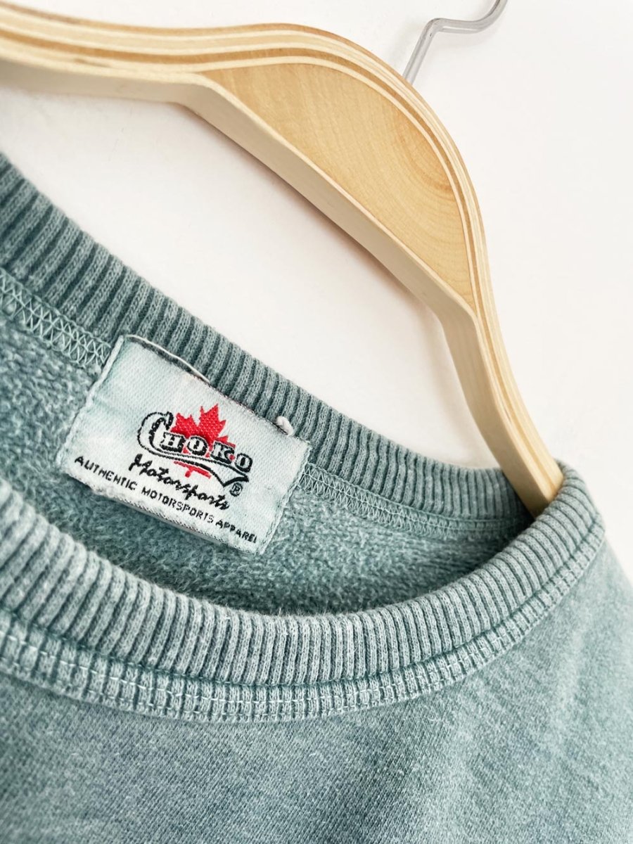 earth day activist x vintage 90s choko earth tone sweatshirt | clothes deserve a second chance not your ex - good market thrift store