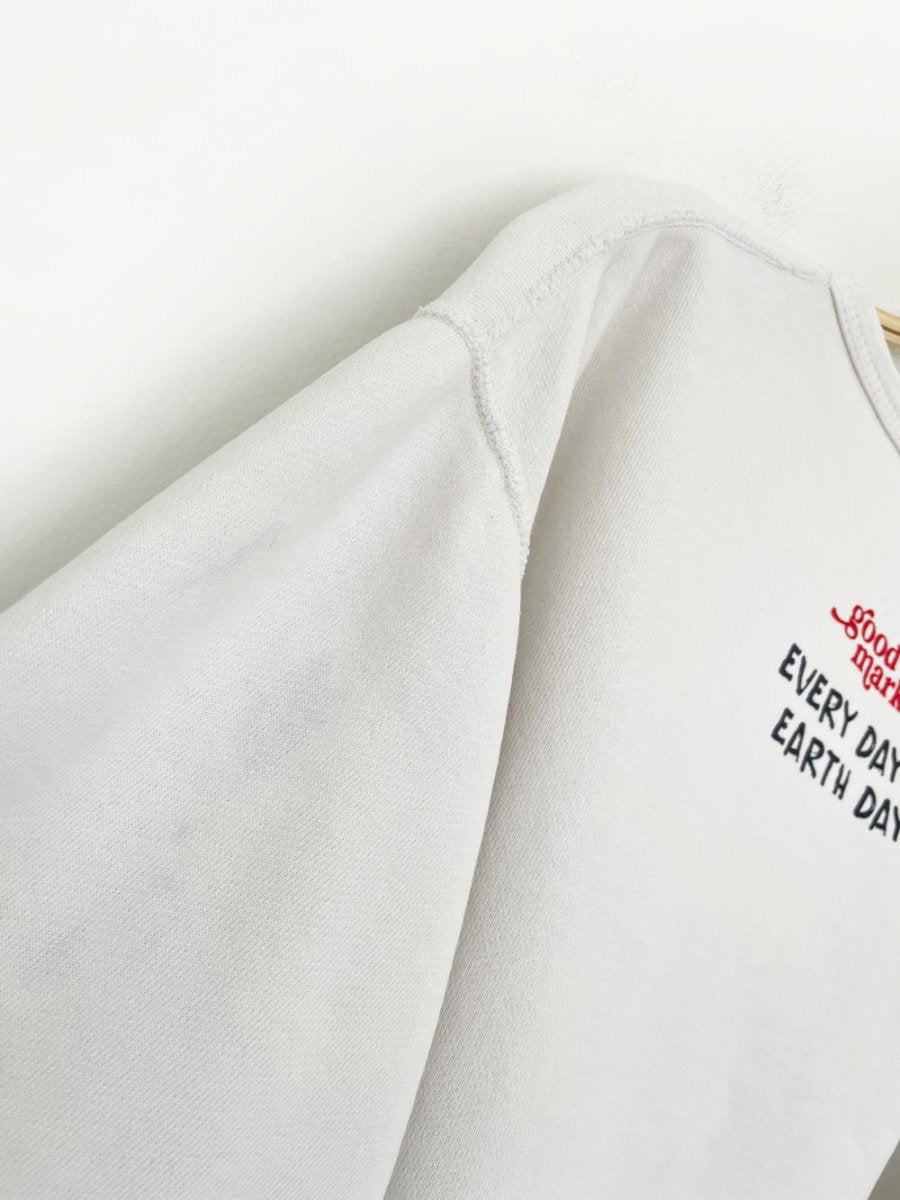 earth day activist x vintage 90s cotton ginny sweatshirt | clothes deserve a second chance not your ex - good market thrift store