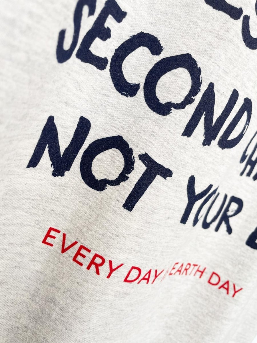 earth day activist x vintage 90s fibres tee | clothes deserve a second chance not your ex - good market thrift store
