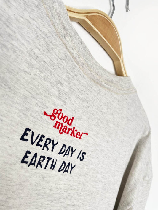 earth day activist x vintage 90s fibres tee | clothes deserve a second chance not your ex - good market thrift store