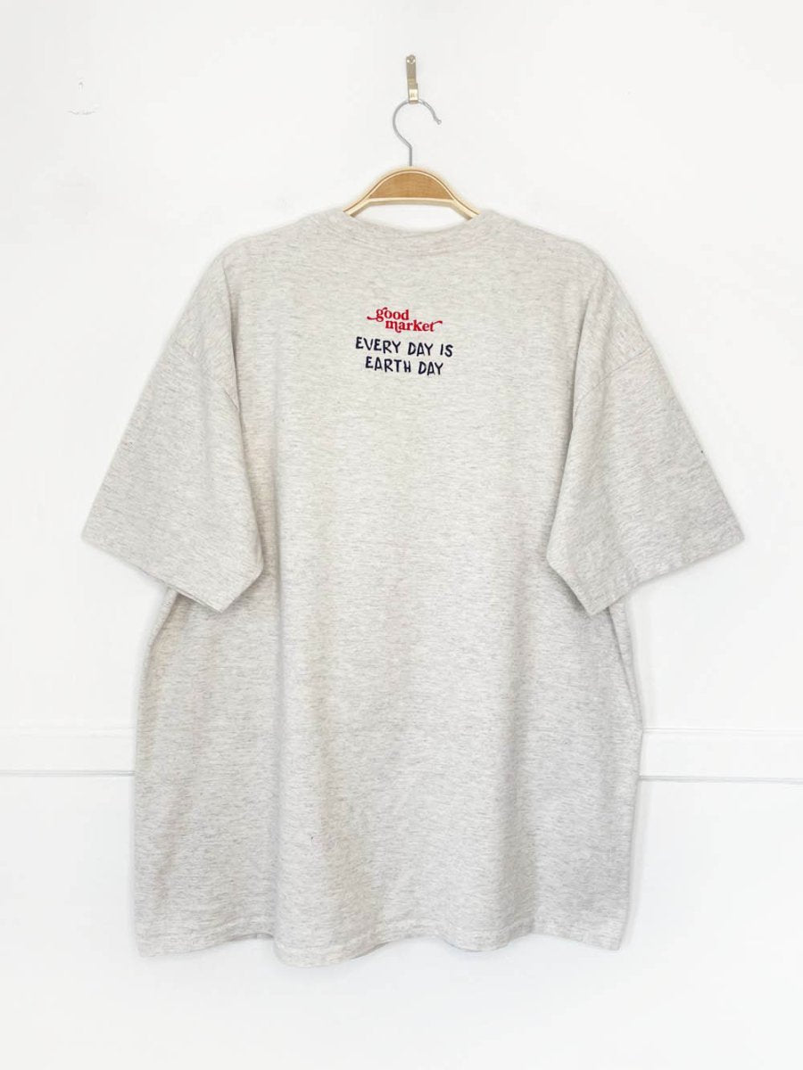 earth day activist x vintage 90s fibres tee | clothes deserve a second chance not your ex - good market thrift store