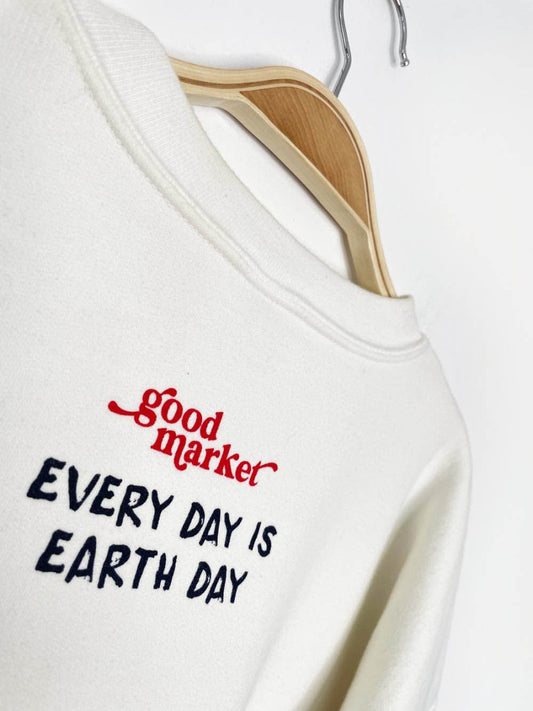 earth day activist x vintage 90s jericho sweatshirt | clothes deserve a second chance not your ex - good market thrift store