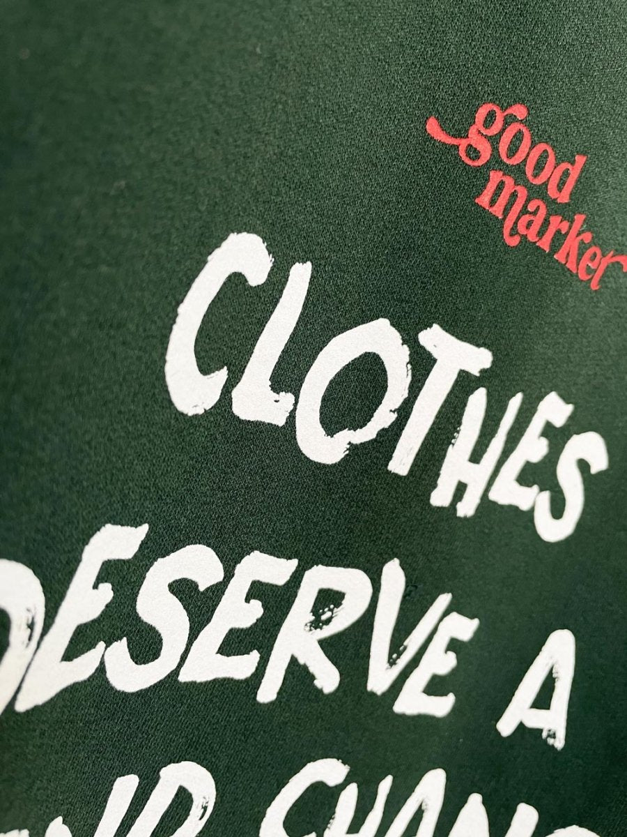 earth day activist x vintage 90s non fiction earth tone sweatshirt | clothes deserve a second chance not your ex - good market thrift store