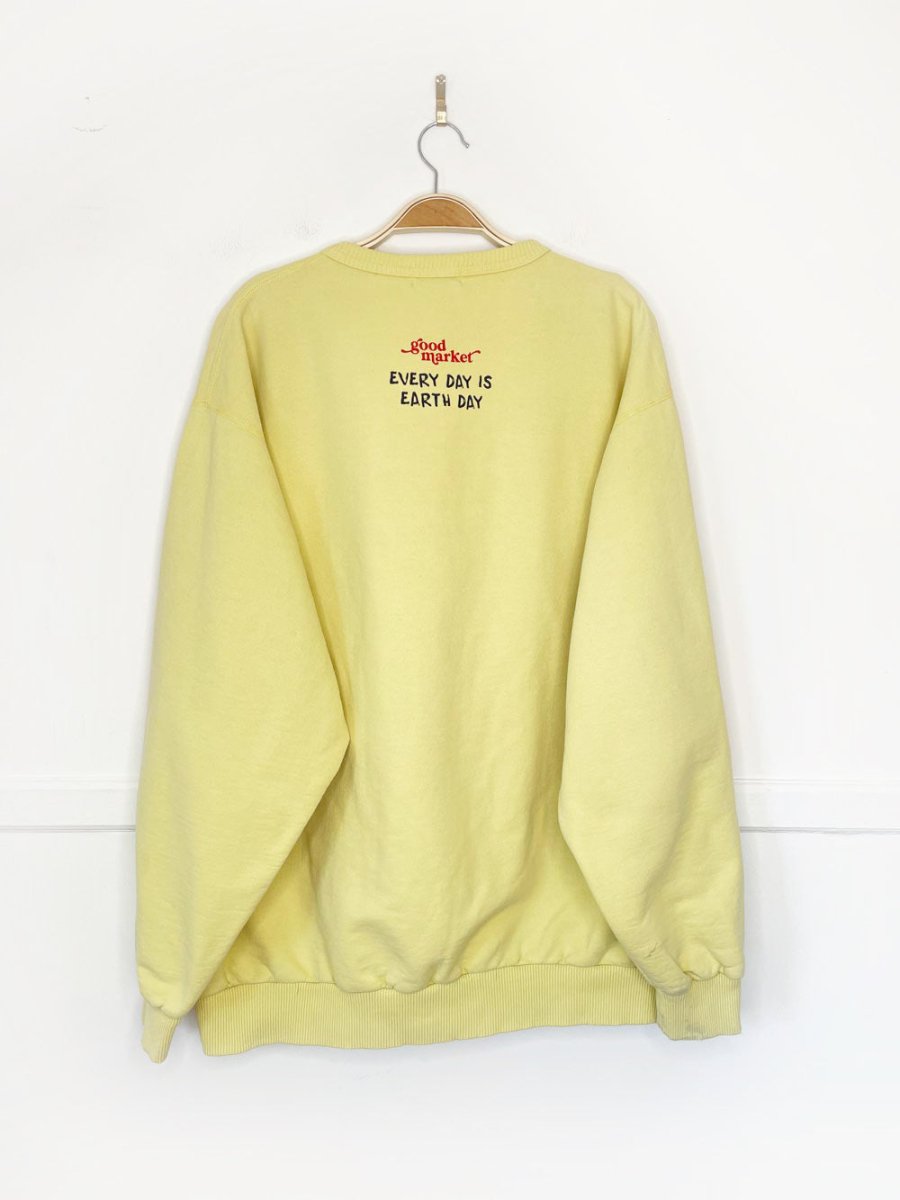 earth day activist x vintage 90s non fiction sweatshirt | clothes deserve a second chance not your ex - good market thrift store