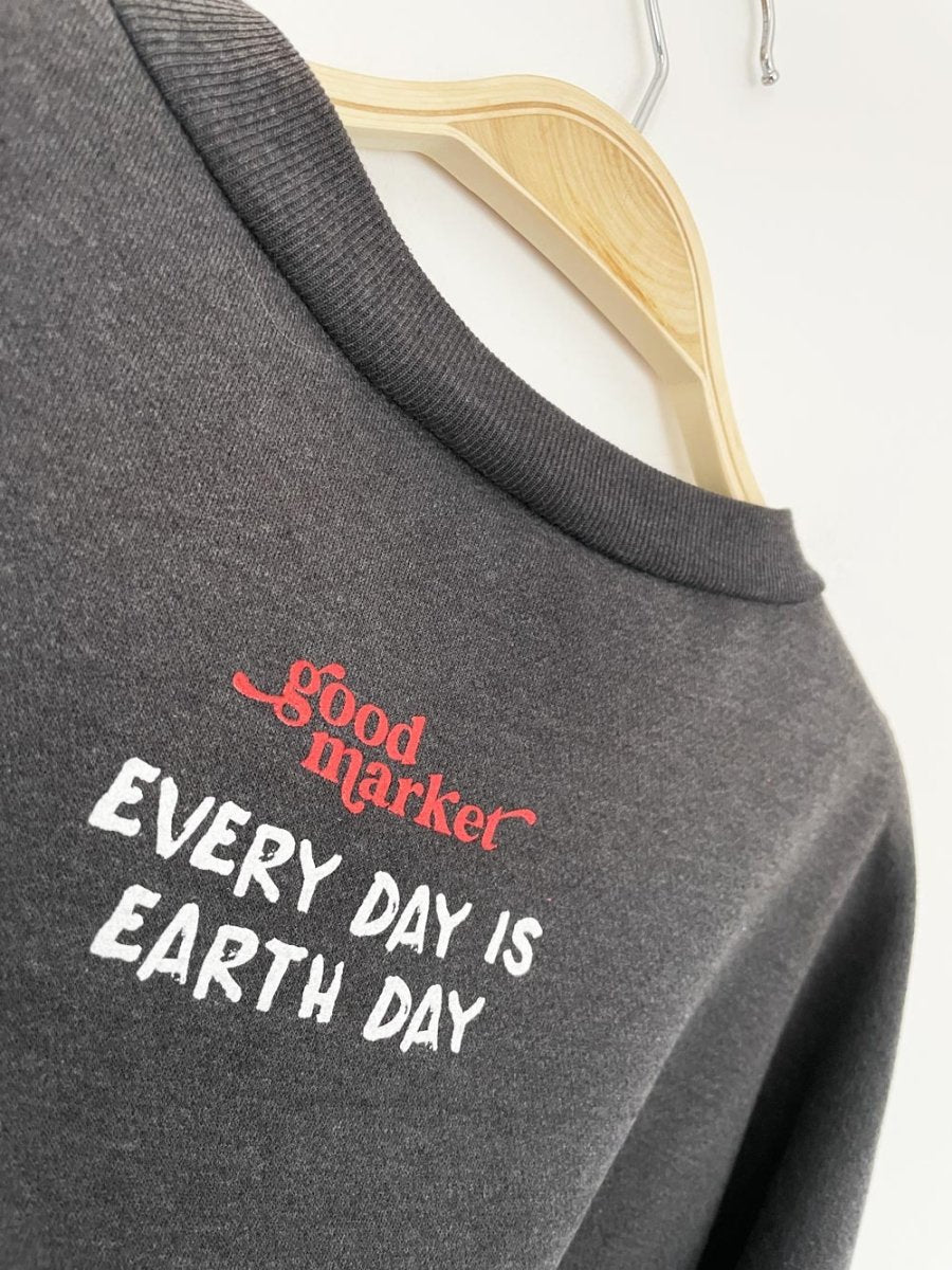 earth day activist x vintage 90s sears sweatshirt | clothes deserve a second chance not your ex - good market thrift store