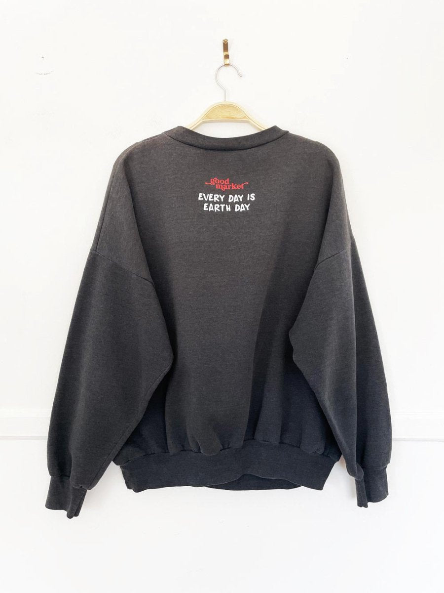 earth day activist x vintage 90s sears sweatshirt | clothes deserve a second chance not your ex - good market thrift store