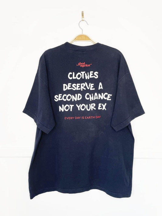 earth day activist x vintage freemantle pocket tee made in USA | clothes deserve a second chance not your ex - good market thrift store