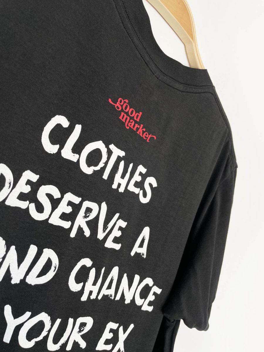 earth day activist x vintage mww ringer pocket tee | clothes deserve a second chance not your ex - good market thrift store