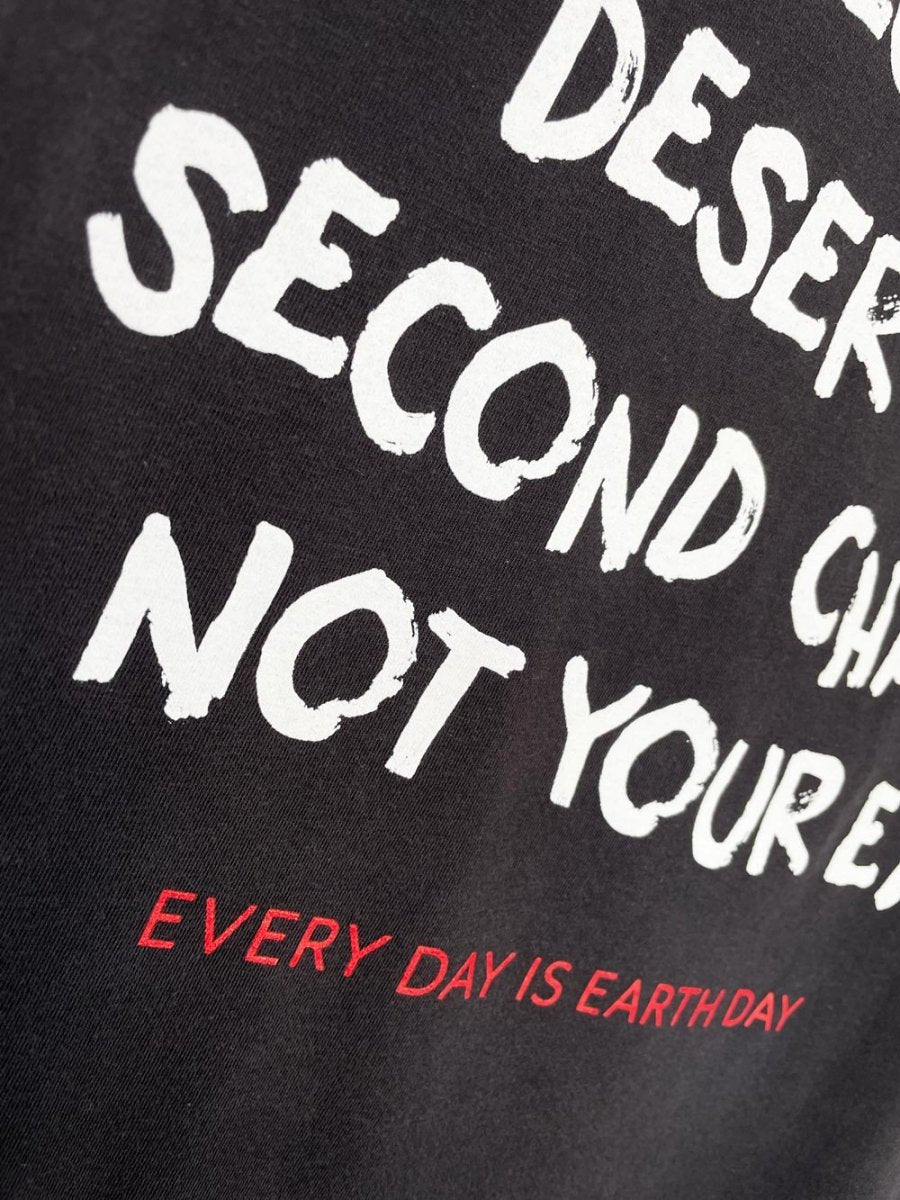 earth day activist x vintage retreat pocket tee | clothes deserve a second chance not your ex - good market thrift store
